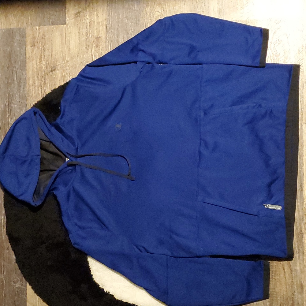 Champion Powertrain Men's Pull over Athletic Royal Blue long sleeve top XL